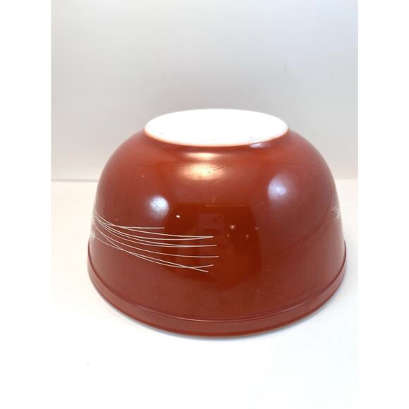 Vintage Pyrex 403 Autumn Harvest Wheat Mixing Nesting Bowl 2.5 L Liter Quart USA - Picture 10 of 16